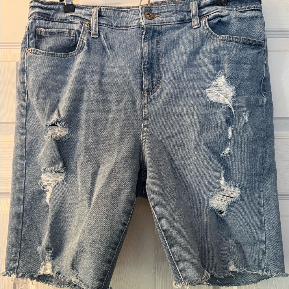 Style & Co. Blue Bermuda Denim